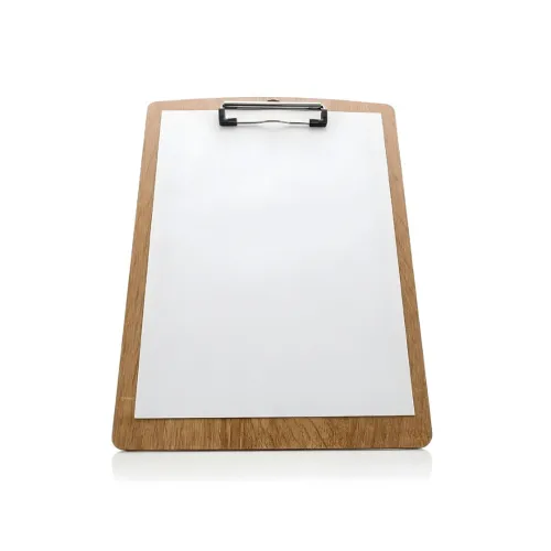 port bloc A4 / Planchette à pince en Bois