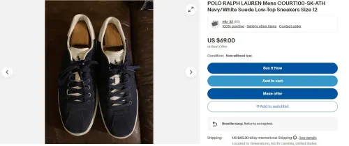 Basket Polo Ralph Lauren COURT100-SK-ATH White Sneakers