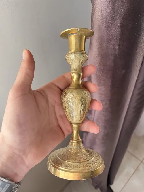 Chandelier Classique en Laiton doré نحاس اصفر