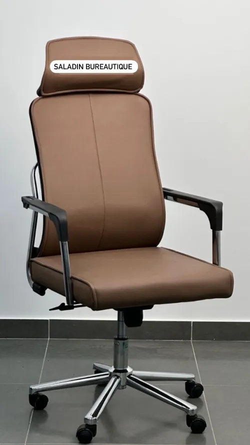 Chaise de bureau en similicuir 
