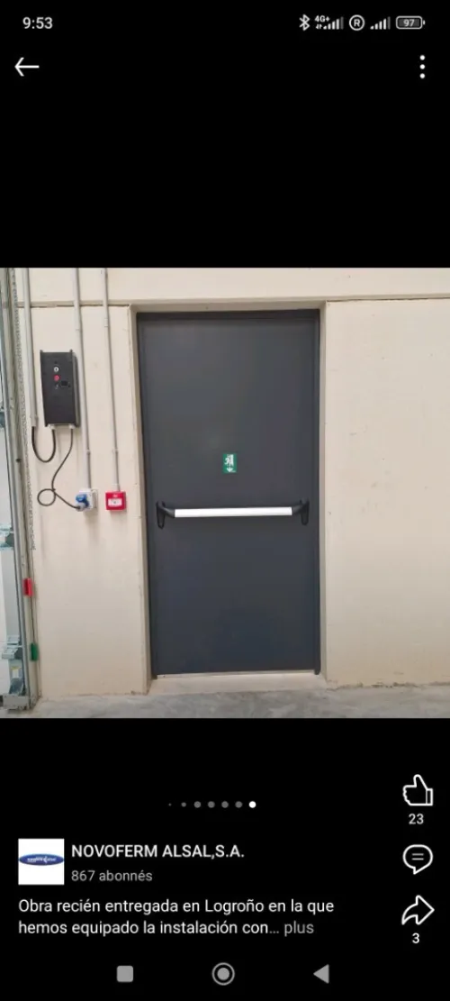 Porte Sectionnelle / Rideau garage Aluminium  / Porte Rapide /Porte coupe feu EI60 