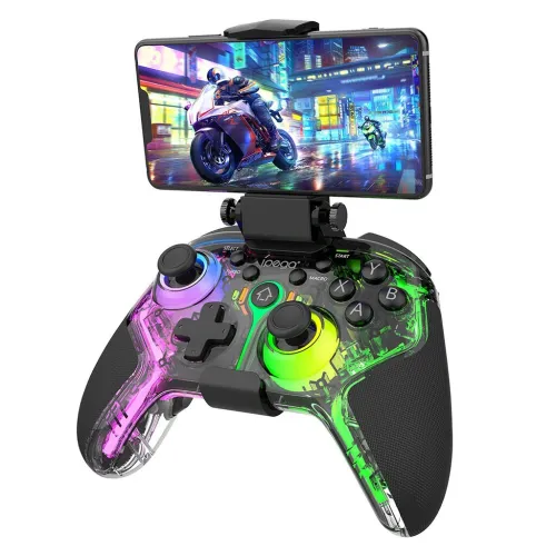 (التوصيل فقط)  Manette de jeu sans fil IPEGA PG-9666TH avec poignets lumineux RGB - يد تحكم لاسلكية