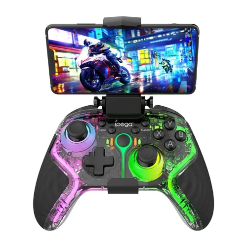 (التوصيل فقط)  Manette de jeu sans fil IPEGA PG-9666TH avec poignets lumineux RGB - يد تحكم لاسلكية