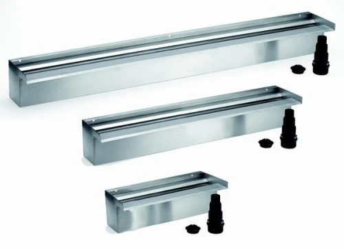 vente kit cascade fontaine, lame d'eau inox ,بيع شلال مع طقم كامل من الفولاذ المقاوم للصدأ