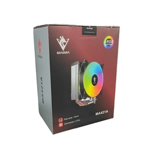 FAN CPU MA 421A MAGMA ARGB 12CM BLACK