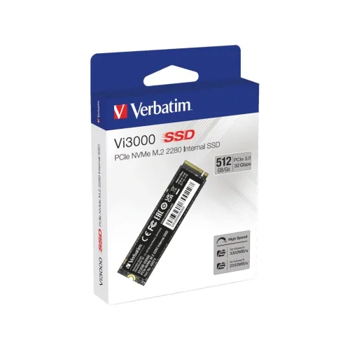 VERBATIM 512GB VI3000 NVME GEN3 3.2GB/SEC SSD