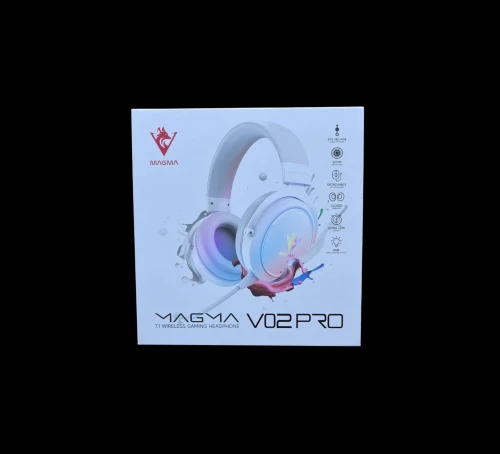CASQUE MAGMA VALIVOX 02 PRO RGB 7.1 WIRELESS + BLUETOOTH WHITE