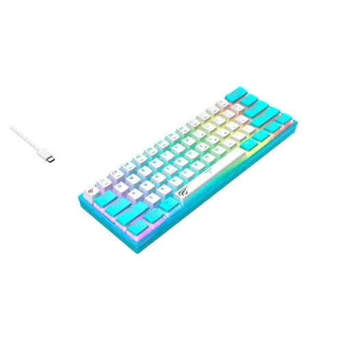 CLAVIER HAVIT GAMING MECANIQUE RED SWITCH KB903L BLUE/WHITE