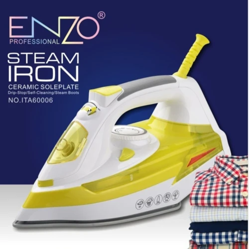 مكواة ملابس بخارية احترافية Enzo Professional Steam Iron