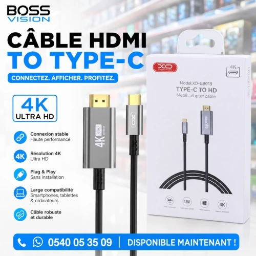 CABLE HDMI TO USB-C PRO POUR PHOTOGRAPHER - GAMERS - STREAMING