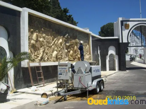 sablage humide décapage 