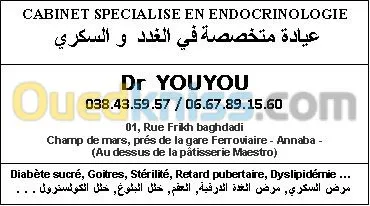 Médecin Spécialiste en Endocrinologie-
