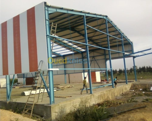 Construction batiments metallique 