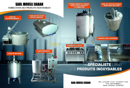 Inox ,Agroalimentaire,Pharmaceutique..