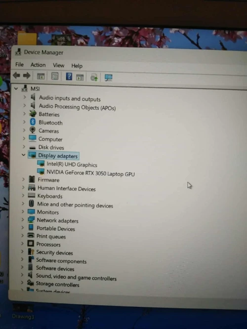 MSI thin 15 b13uc I7 13620H 