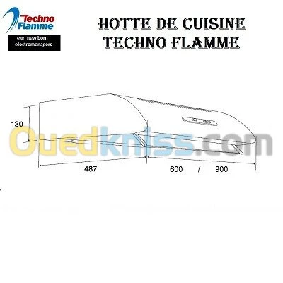 HOTTE DOUBLE MOTEUR 60 INOX