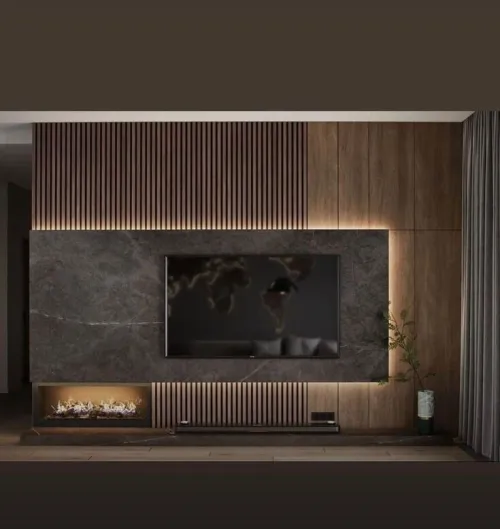 Meuble TV Sur Mesure - Design moderne et élégant