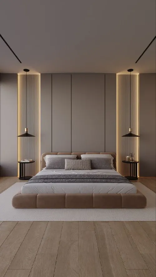 Chambre a coucher aménagée sur mesure