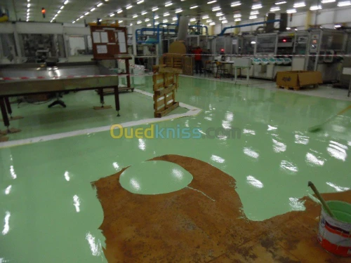 revêtement de sol en résine époxy