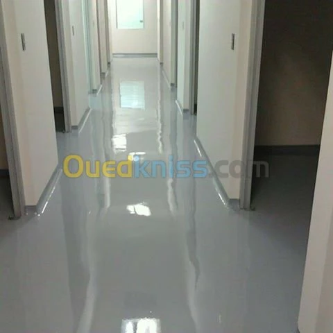  résine époxy +Plako plate+dicoration intérie