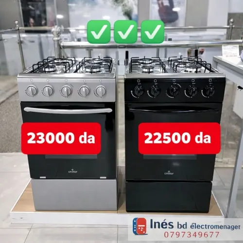 Cuisinière Cristor 50 cm gris/ noir