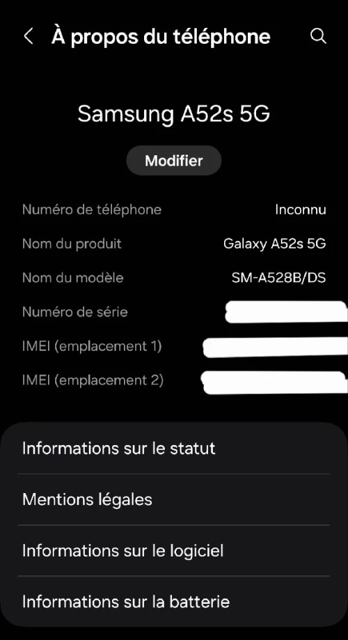 Galaxy Samsung A52s 5G