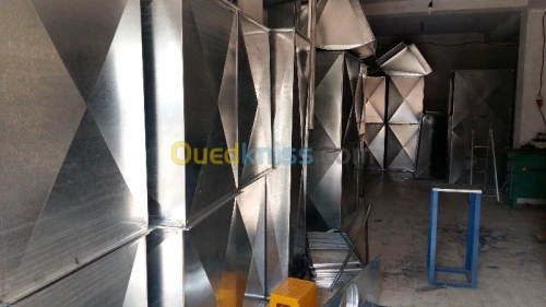 fabrication et installation de la Gaine 