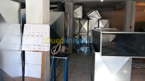 fabrication et installation de la Gaine 