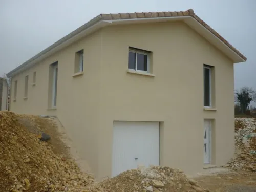 Revêtement façades en enduit monocouhe