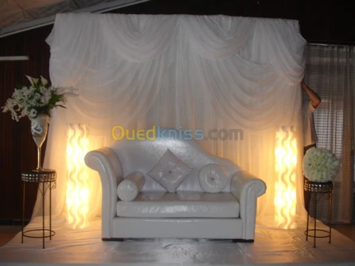 décoration de salle de mariage et évén