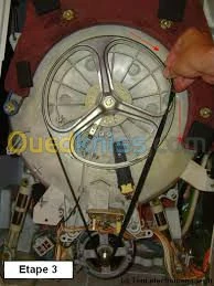 Roulements courroies machine a laver