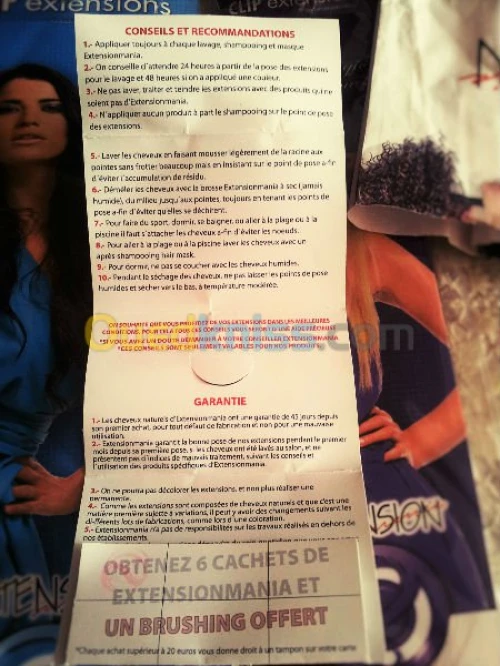 Extensions à clips