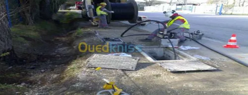 INSTALLATION  RÉSEAU EN FIBRE OPTIQUE