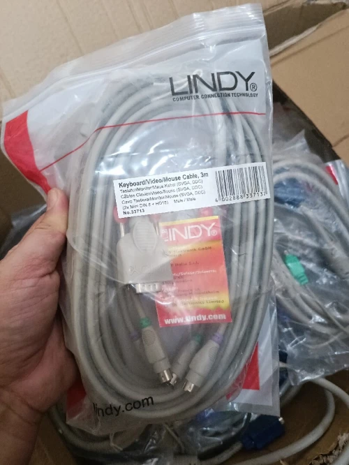 Lot cables Kvm ps2 vga 