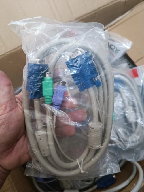 Lot cables Kvm ps2 vga 