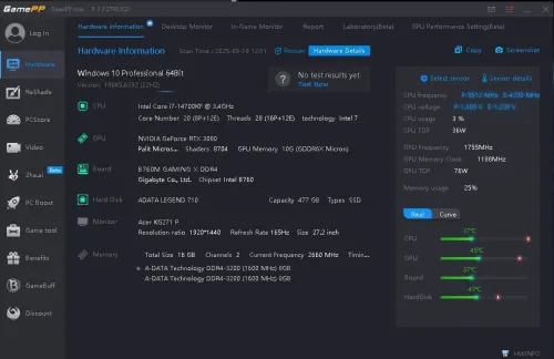 i7 14700KF RTX 3080 10G 