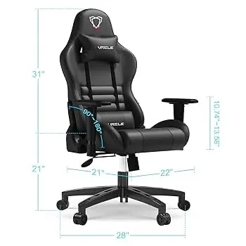 Chaise siege gaming table furgle de bureau gaming ajustable pivotant