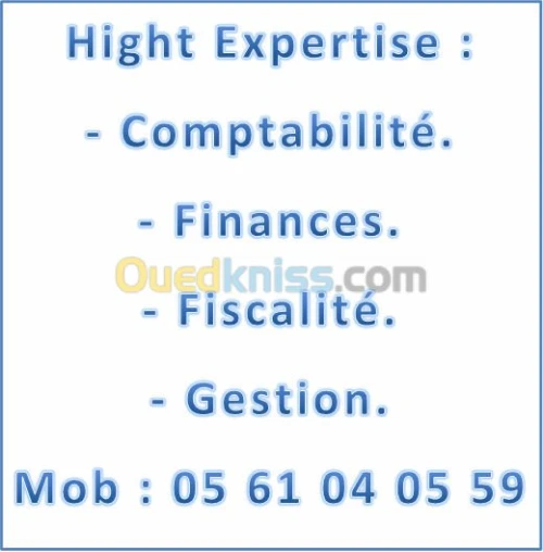 Comptabilité, finances, fiscalité