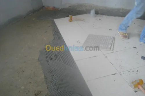 pose compacto faience dalle de sole