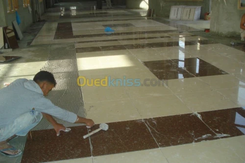 pose compacto faience dalle de sole