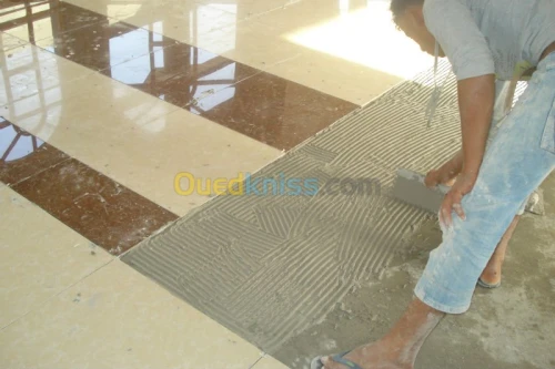 pose compacto faience dalle de sole
