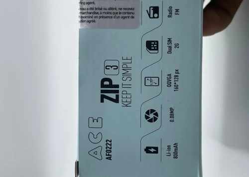 Telephone ACE ZIP 3 double sim 