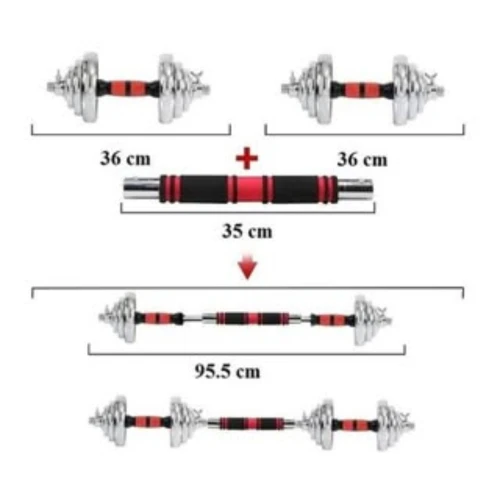 Valise musculation et haltéres