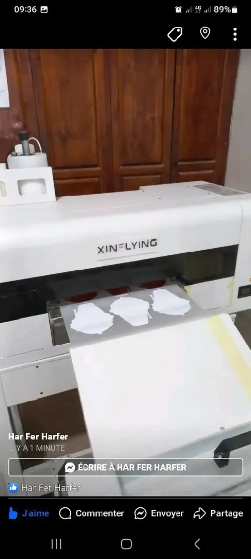 Machine dtf 40cm tête xp600