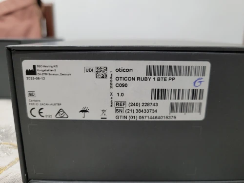 Appareil auditif Oticon Ruby 1 BTE PP C090 (paire) prix intéressant .