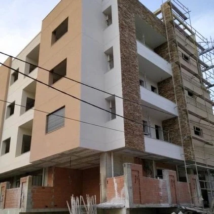 Monocouche Façades Enduit Monocouche Extérieur Gratté Taloché Écrasé