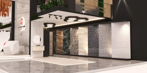 Location/ réalisation Stand d'exposition et point de vente (points de vente, salons et foires)