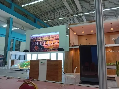 Location/ réalisation Stand d'exposition et point de vente (points de vente, salons et foires)