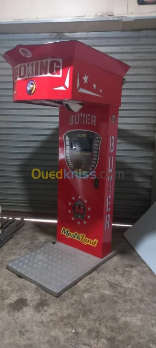Machine de boxe, jeu  punching-ball,  لعبة الملاكمة، آلة قياس قوة الضربة