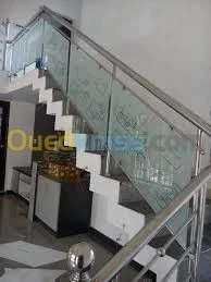 rampe escalier inox extérieur